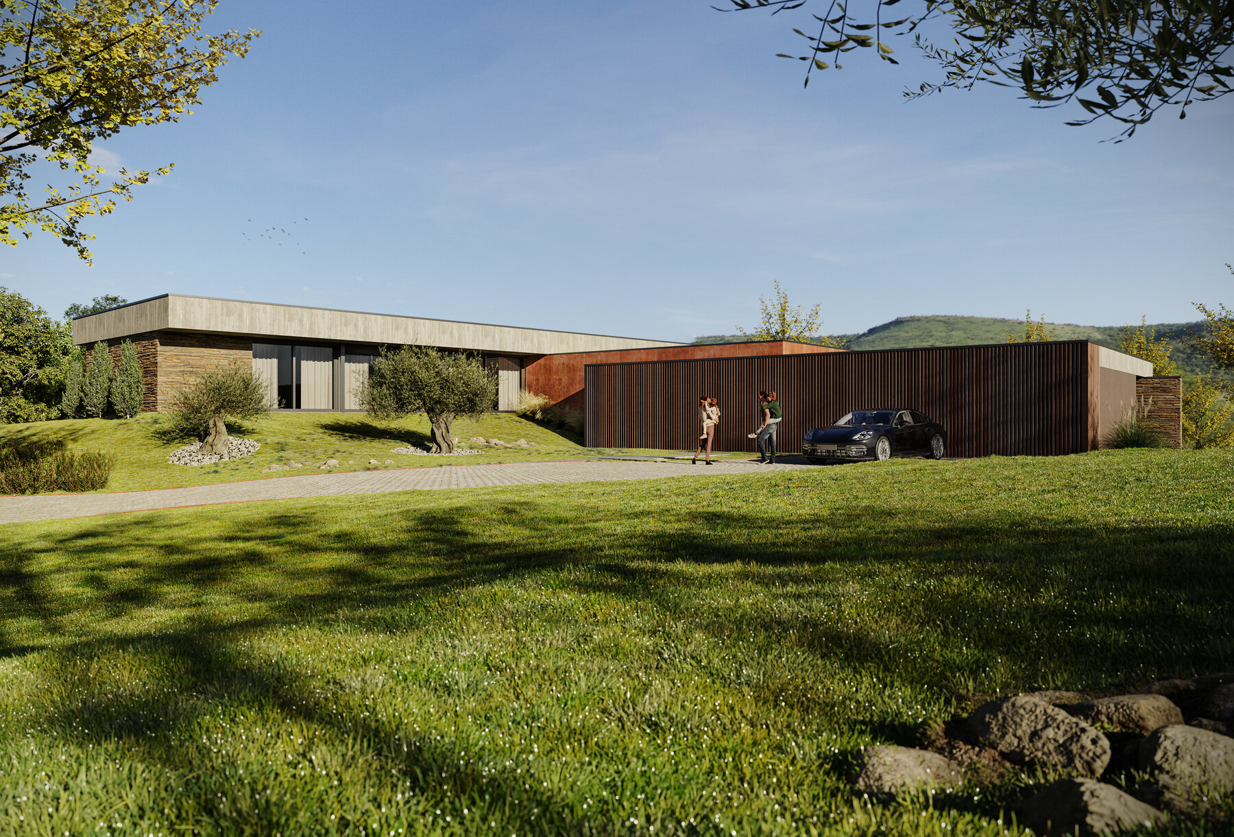 Casa M Póvoa, vista exterior