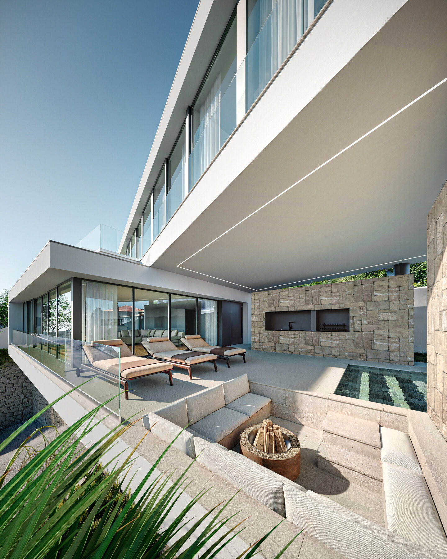 Casa SP Braga, vista lateral