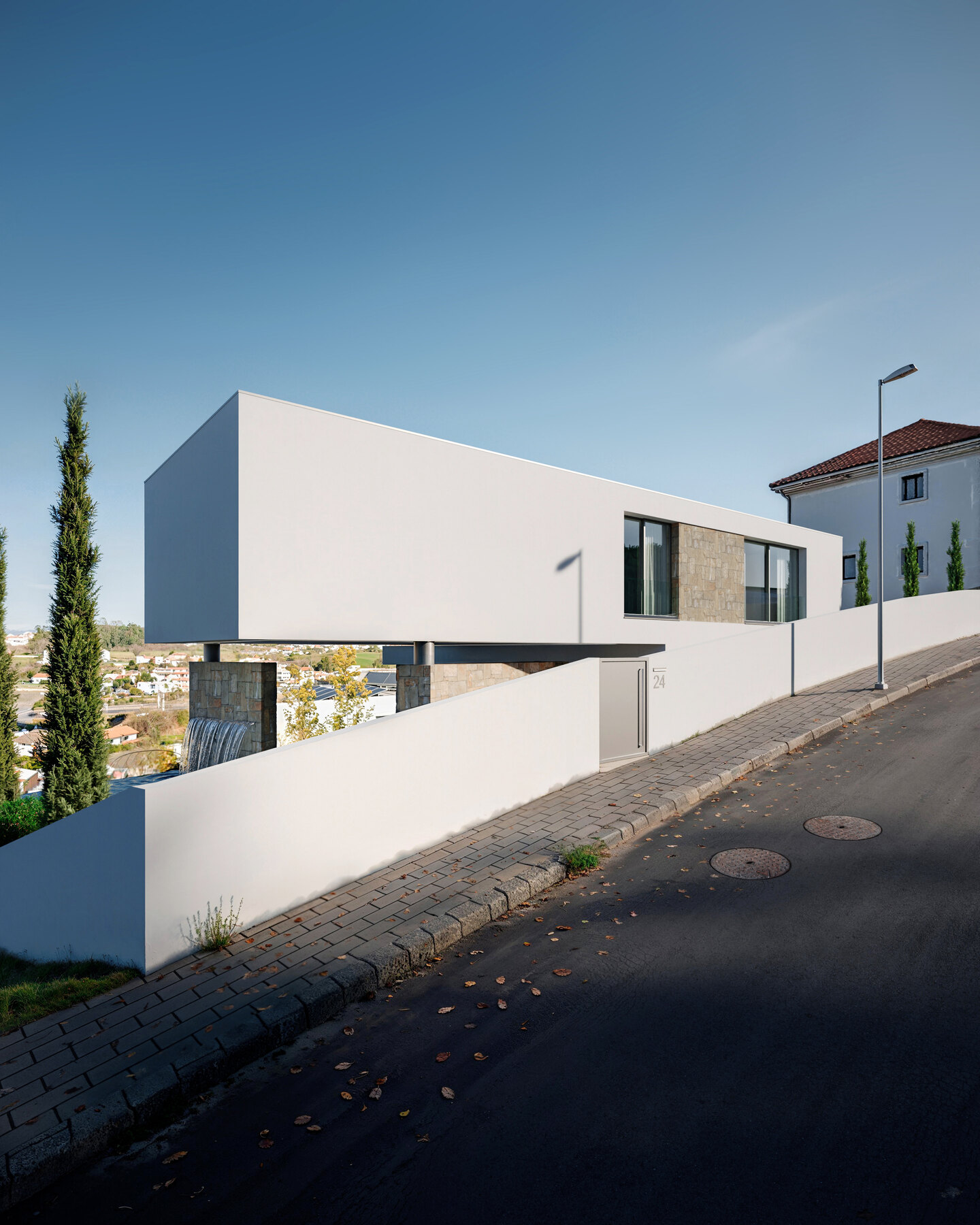 Casa SP Braga, detalhe exterior